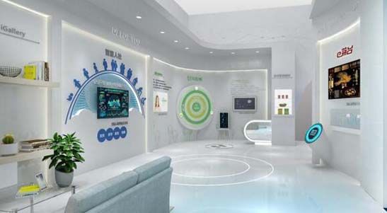 企業展廳的高度不夠該如何設計